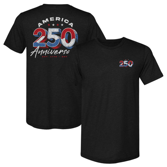 Adult Premium Tee USA America 250th Anniversary 3D Type F&B WHT