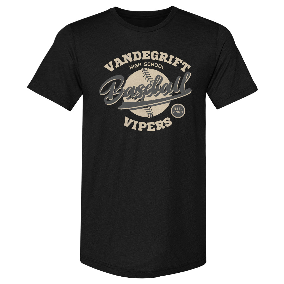 Adult Premium Tee Vandegrift Baseball Script