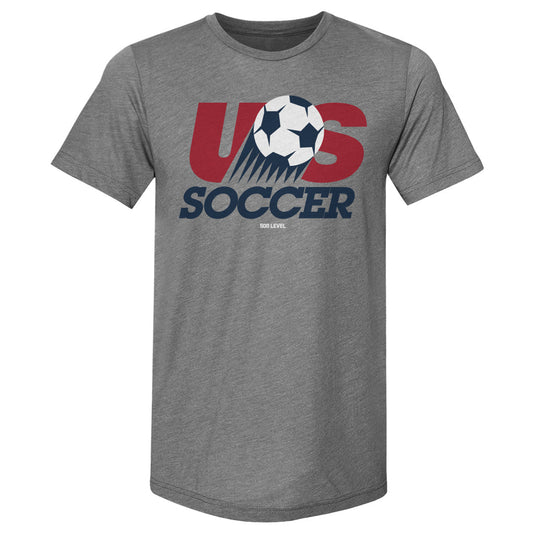 Adult Premium Tee U.S. Soccer Retro Logo WHT