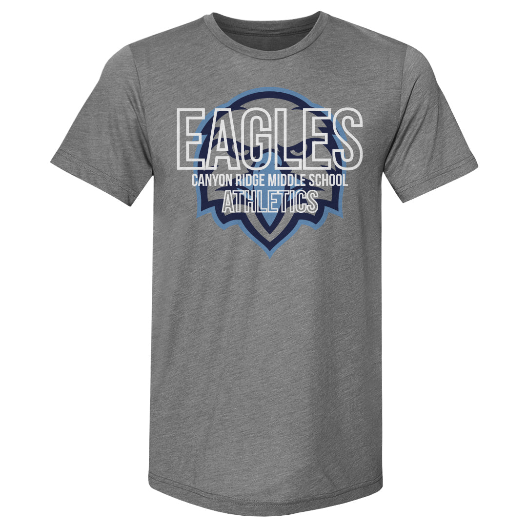 Men's Premium Tee Canyon Ridge Athletics Outline