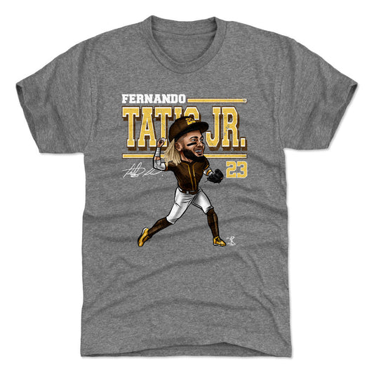 Fernando Tatis Jr Cartoon WHT
