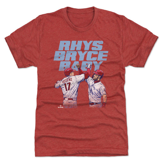Bryce Harper & Rhys Hoskins Philadelphia Rhys Bryce Baby WHT