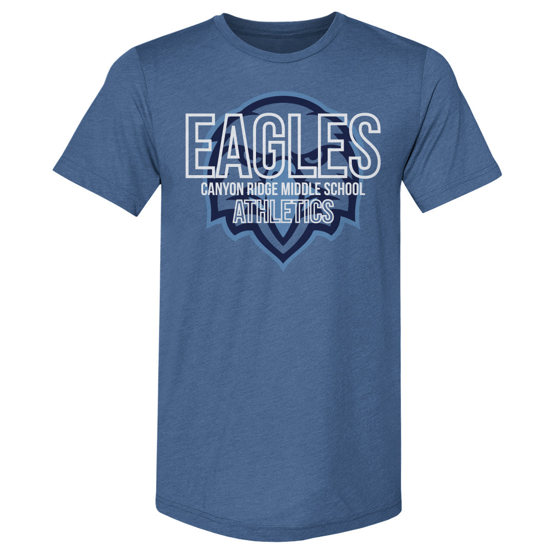 Men's Premium Tee Canyon Ridge Athletics Outline