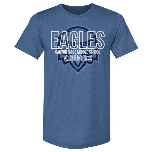 Men's Premium Tee Canyon Ridge Athletics Outline