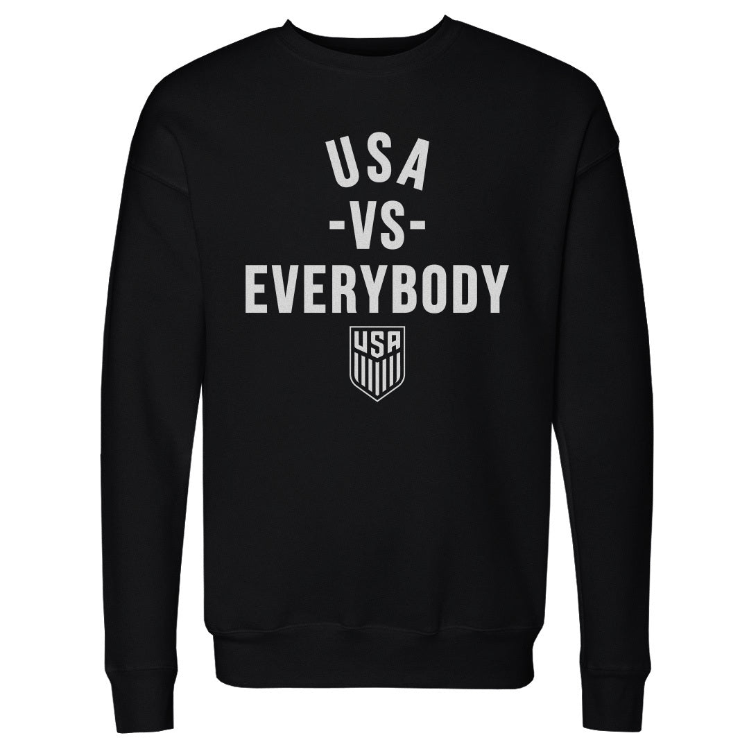 Adult Sweatshirt U.S. Soccer Vs. Everybody WHT