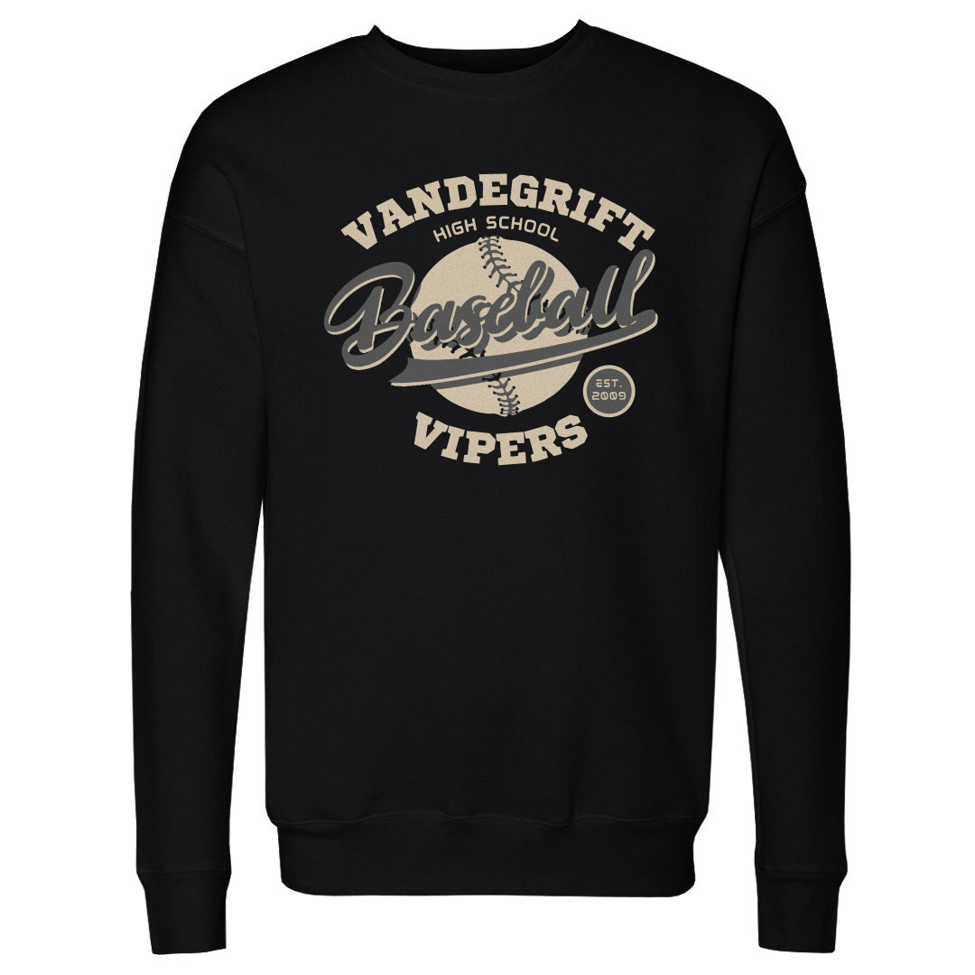 Adult Sweatshirt Vandegrift Baseball Script