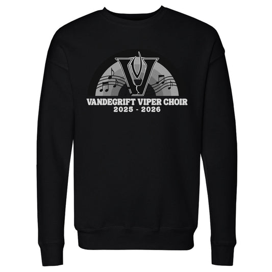 Adult Sweatshirt Viper Choir Rainbow Notes