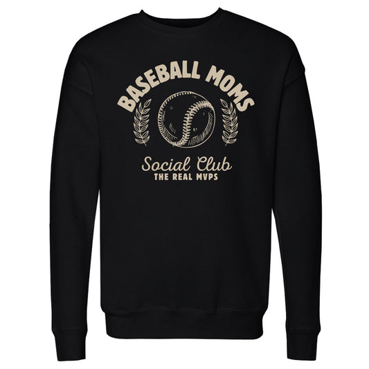 Adult Sweatshirt Vandegrift Baseball Moms Real