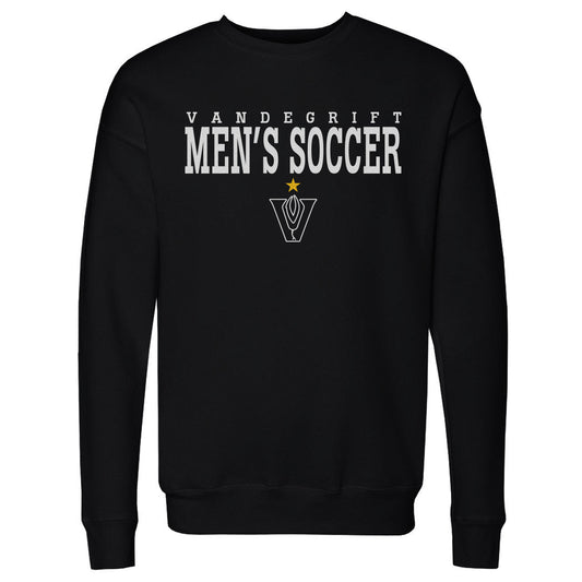 Adult Sweatshirt Gold Star Black