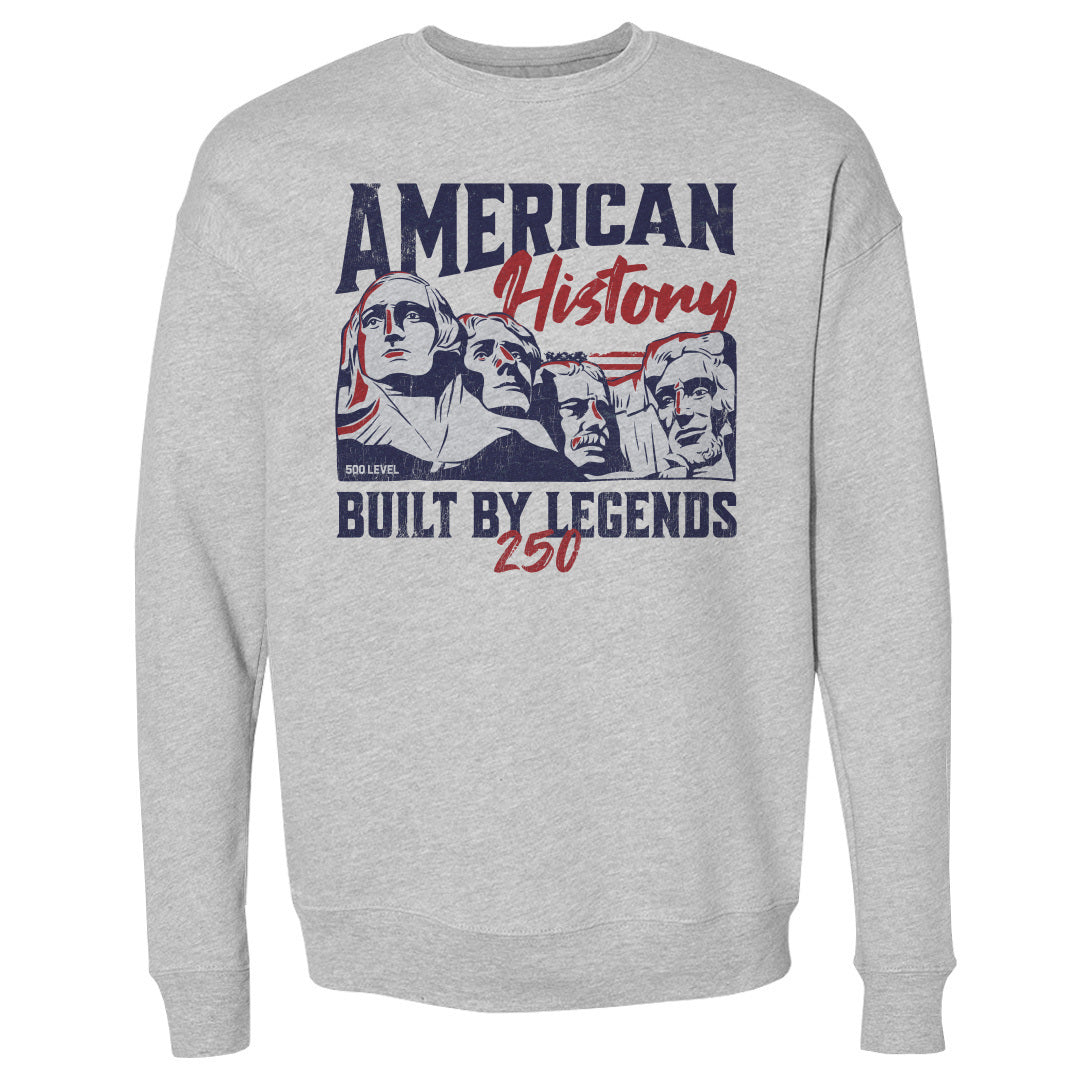 Adult Sweatshirt USA America 250 Years Built By Legends