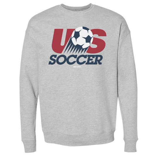 Adult Sweatshirt U.S. Soccer Retro Logo WHT