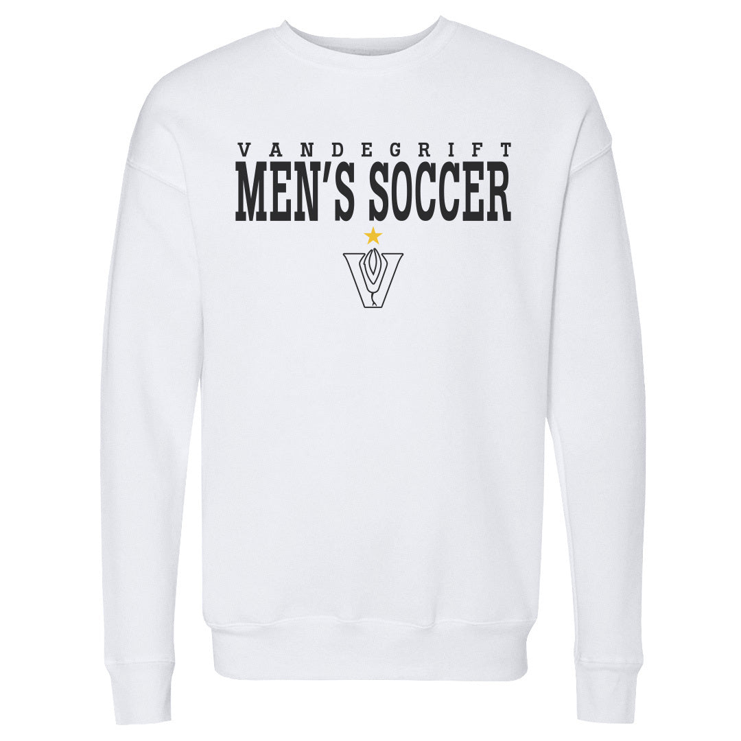 Adult Sweatshirt Gold Star White