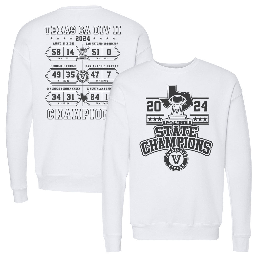 Men's Sweatshirt Vandegrift State Champions