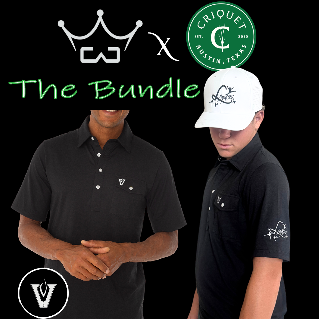 "The Bundle"- Criquet Shirt & Crown Trio Hat