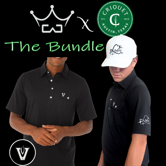"The Bundle"- Criquet Shirt & Crown Trio Hat
