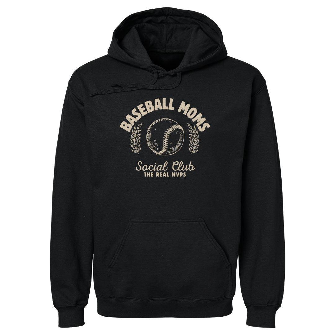 Adult Hoodie Vandegrift Baseball Moms Real MVP