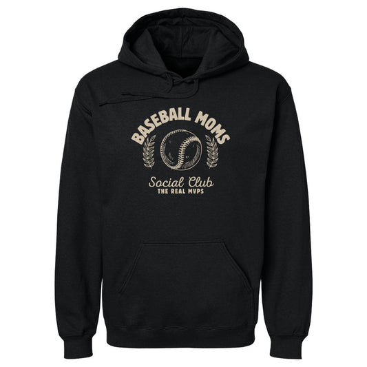 Adult Hoodie Vandegrift Baseball Moms Real MVP
