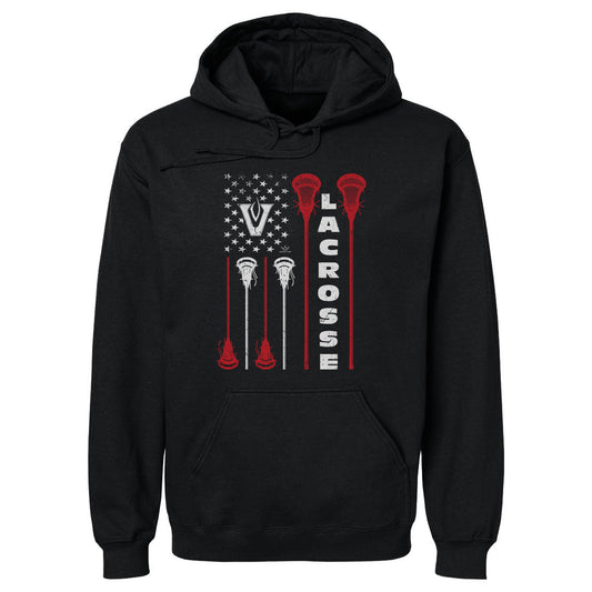 Men's Hoodie Vipers Lacrosse American Flag