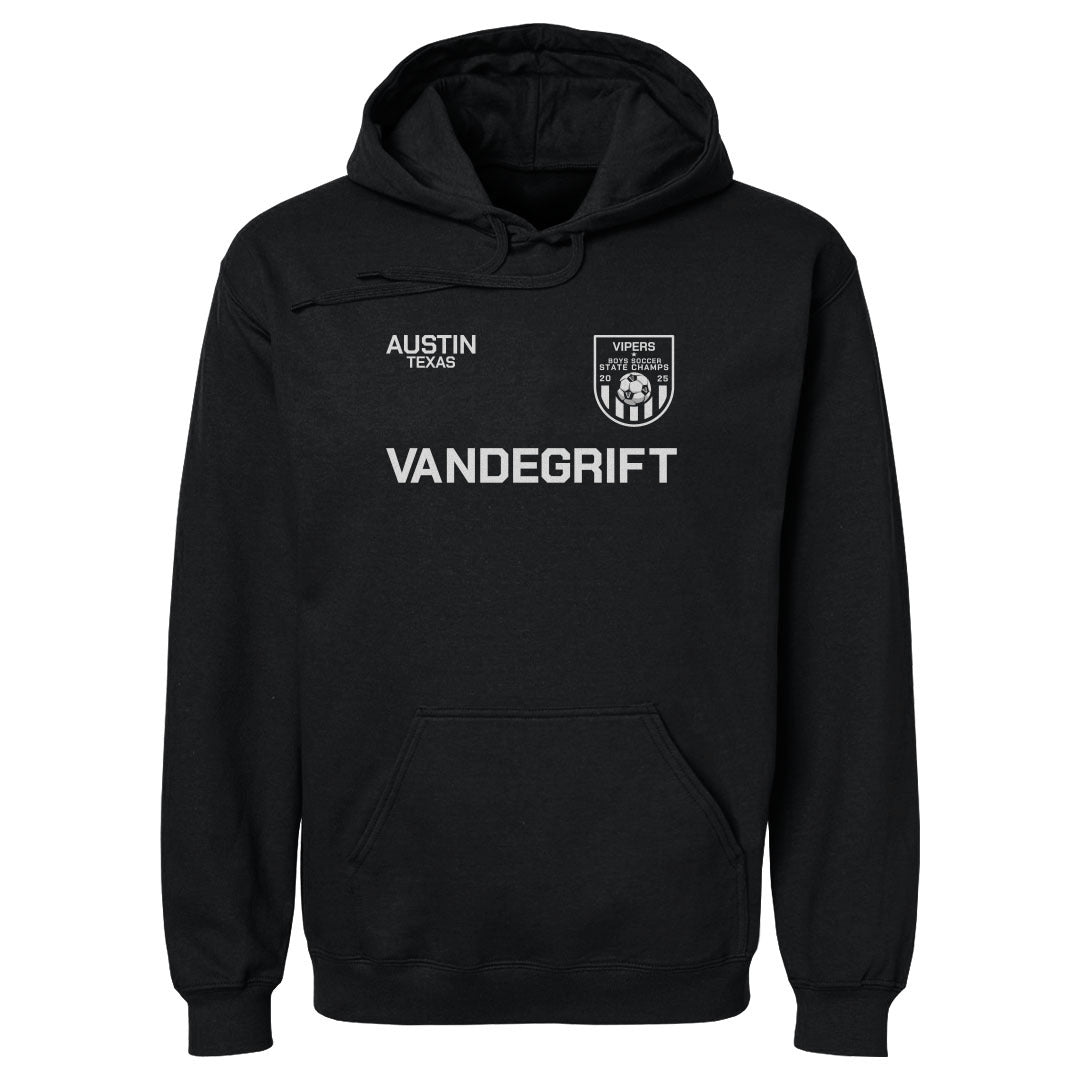 Men's Hoodie Soccer State Champs 2025 Patch