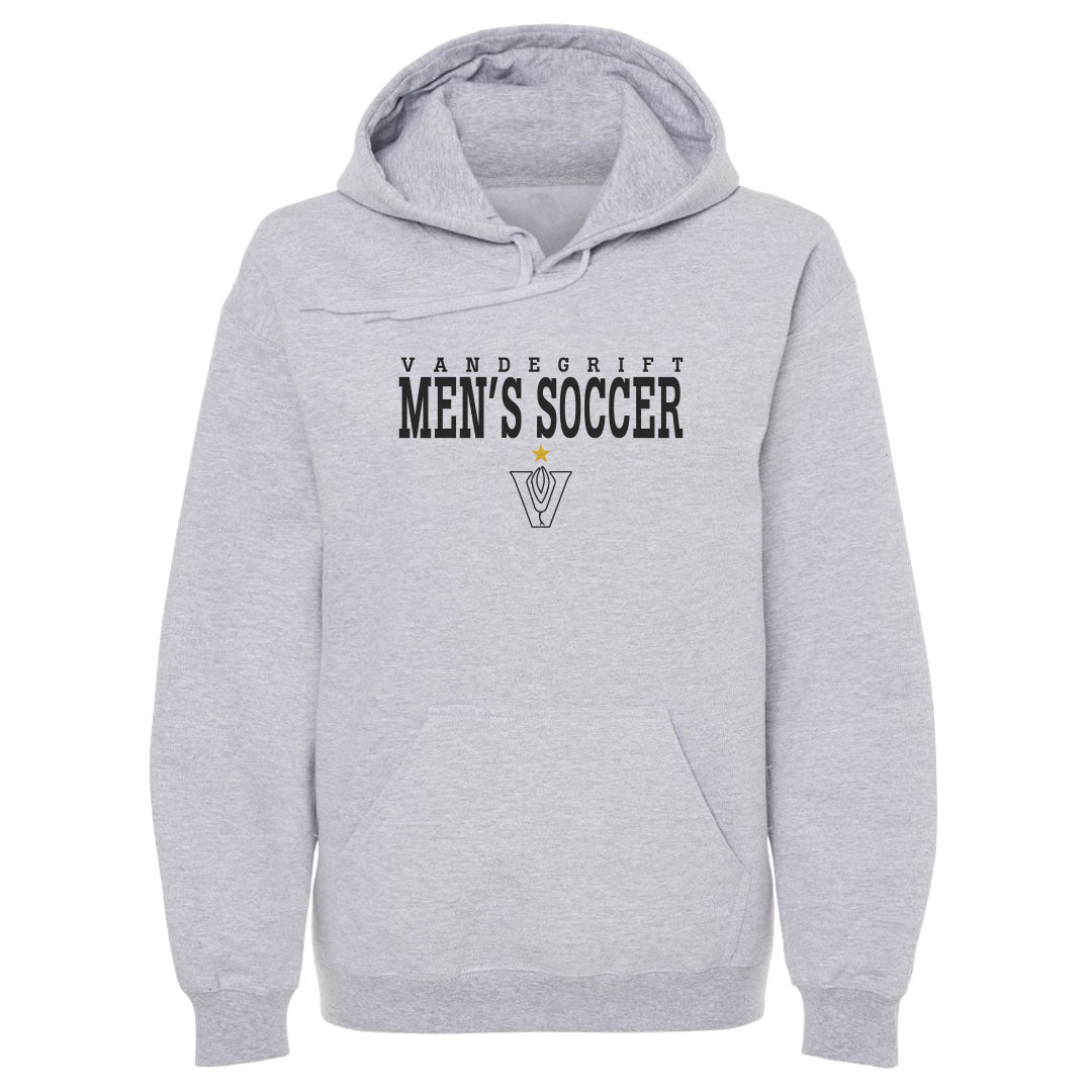 Adult Hoodie Gold Star White