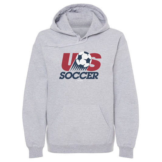 Adult Hoodie U.S. Soccer Retro Logo WHT