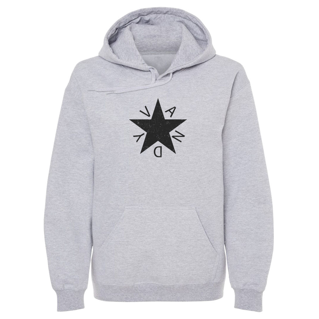 Adult Hoodie Vandy Star - On White & Gray