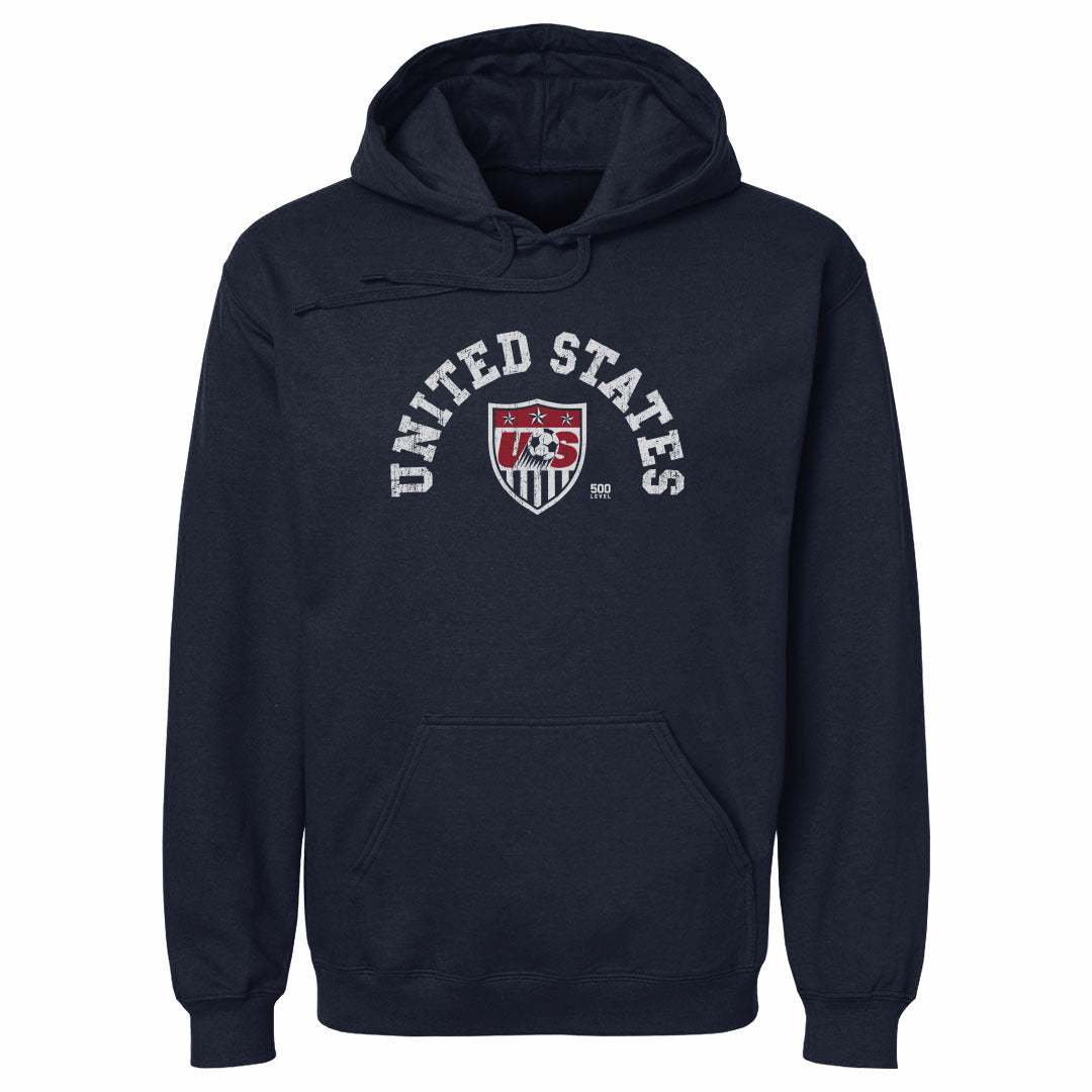 Adult Hoodie U.S. Soccer Retro Arch WHT