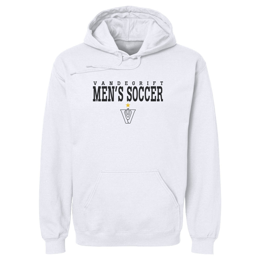 Adult Hoodie Gold Star White
