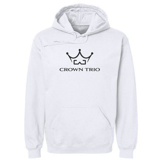 Men's Hoodie Crown Trio Logo Stacked