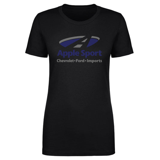 Women's Tee Apple Sport Chevy/Ford/Imports BLK