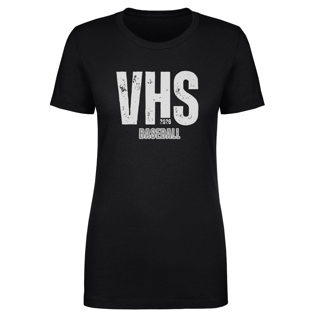 Women's Tee Vandegrift Baseball VHS Grunge