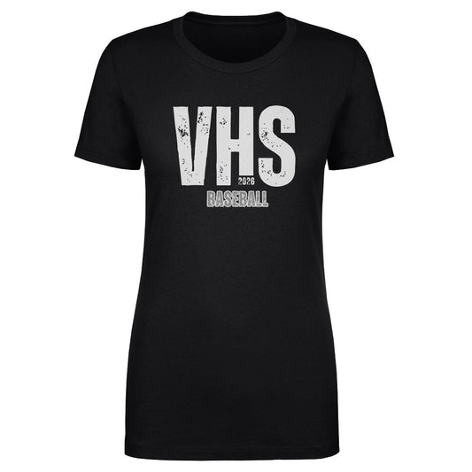Women's Tee Vandegrift Baseball VHS Grunge