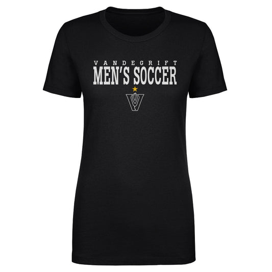 Women's Tee Gold Star Black