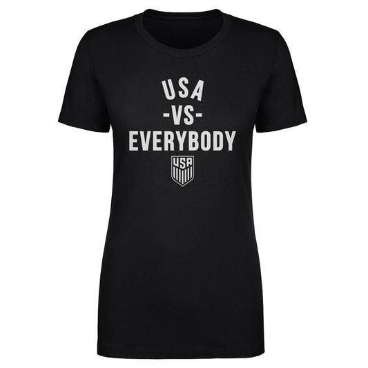 Women's Tee U.S. Soccer Vs. Everybody WHT