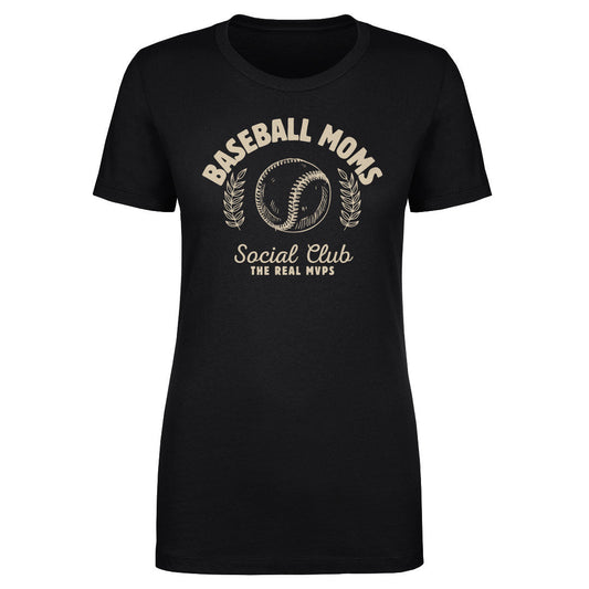 Women's Tee Vandegrift Baseball Moms Real MVP