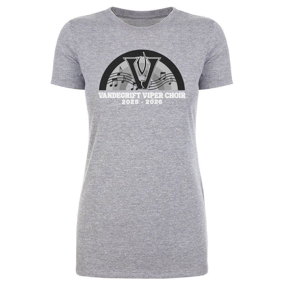 Women's Tee Viper Choir Rainbow Notes