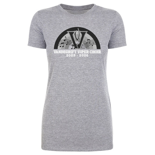 Women's Tee Viper Choir Rainbow Notes