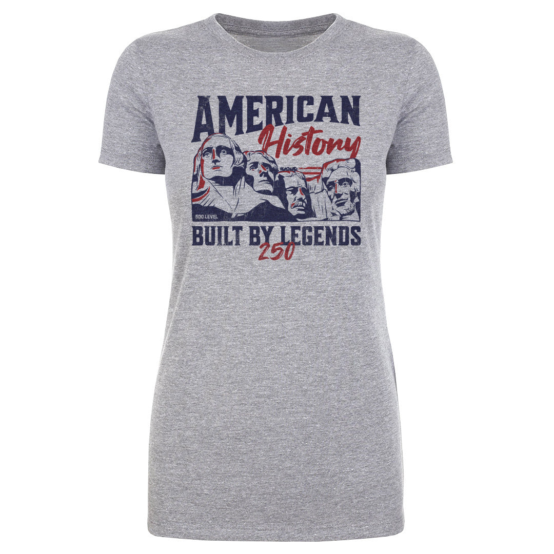 Women's Tee USA America 250 Years Built By Legends