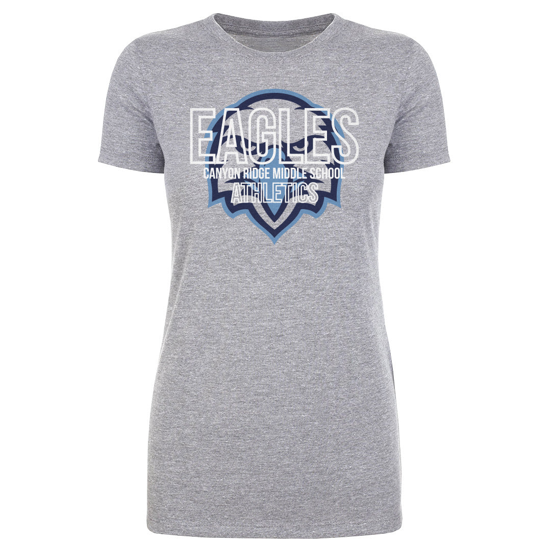 Women's Tee Canyon Ridge Athletics Outline