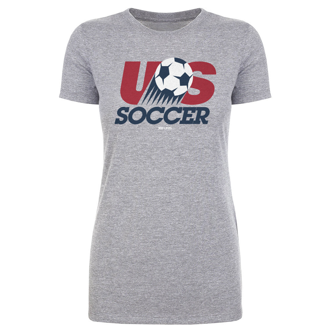 Women's Tee U.S. Soccer Retro Logo WHT