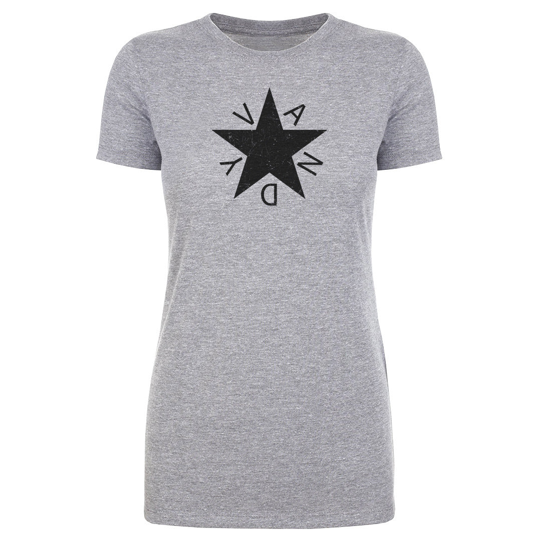Women's Tee Vandy Star - On White & Gray