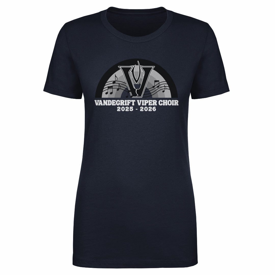 Women's Tee Viper Choir Rainbow Notes