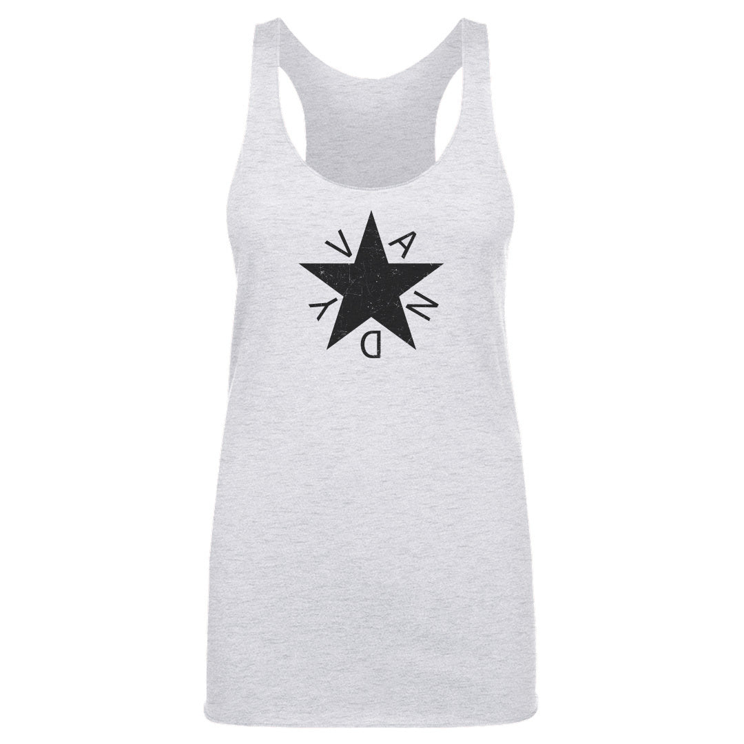 Women's Tank Vandy Star - On White & Gray