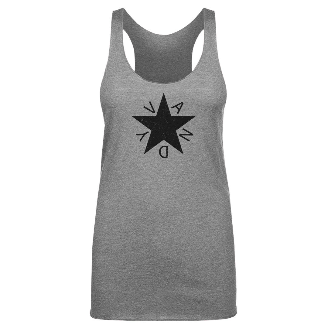 Women's Tank Vandy Star - On White & Gray
