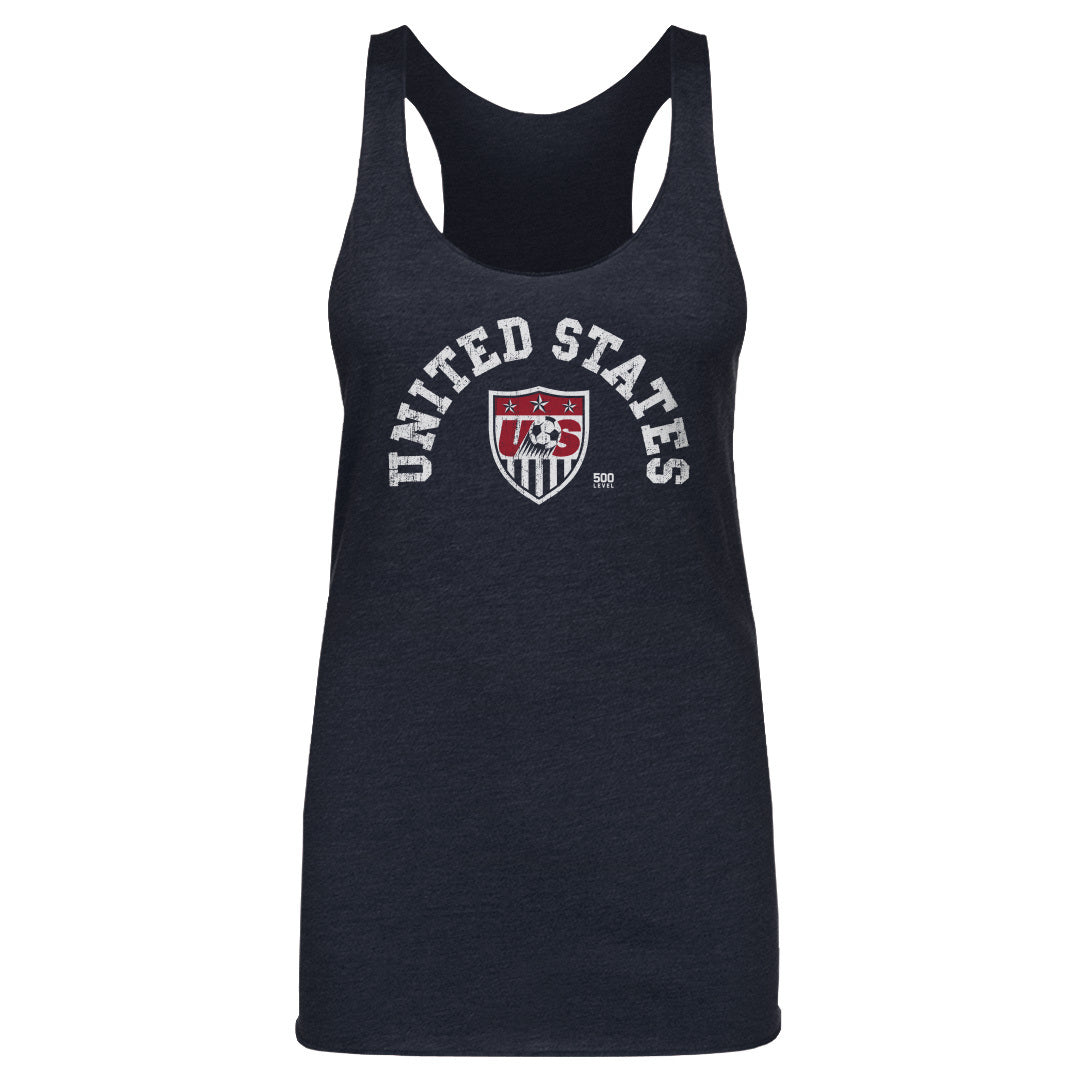 Women's Tank U.S. Soccer Retro Arch WHT
