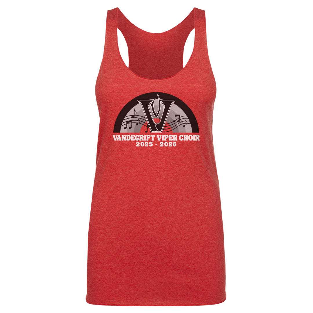 Women's Tank Viper Choir Rainbow Notes