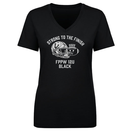 Women's V Neck 12U Black