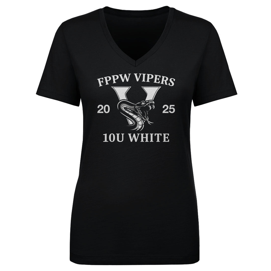 Women's V Neck 10U White