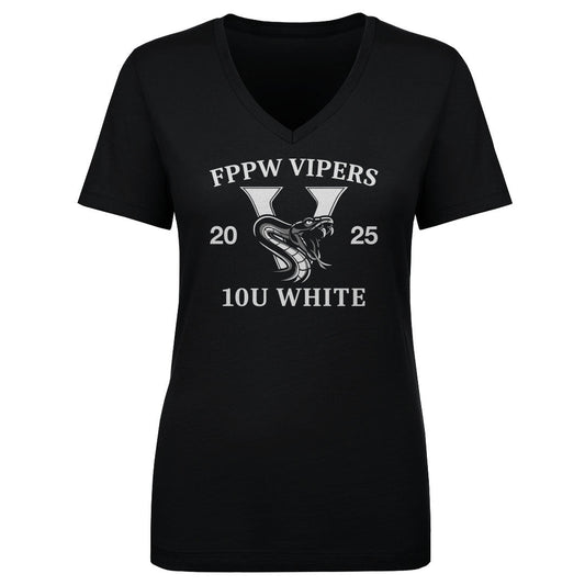 Women's V Neck 10U White