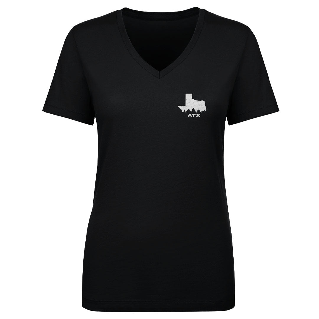 Women's V Neck Austin ATX Pocket